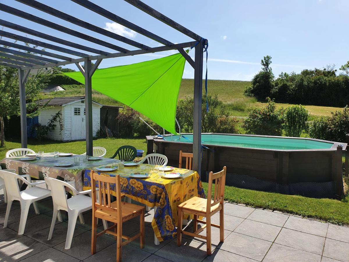 Montfaucon  Villa Du Pic Vert 105M2 , 4 Chambres De Plain-Pied Avec Piscine A Montfaucon מראה חיצוני תמונה